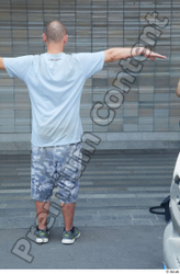Whole Body Man T poses White Casual Average Standing Street photo references